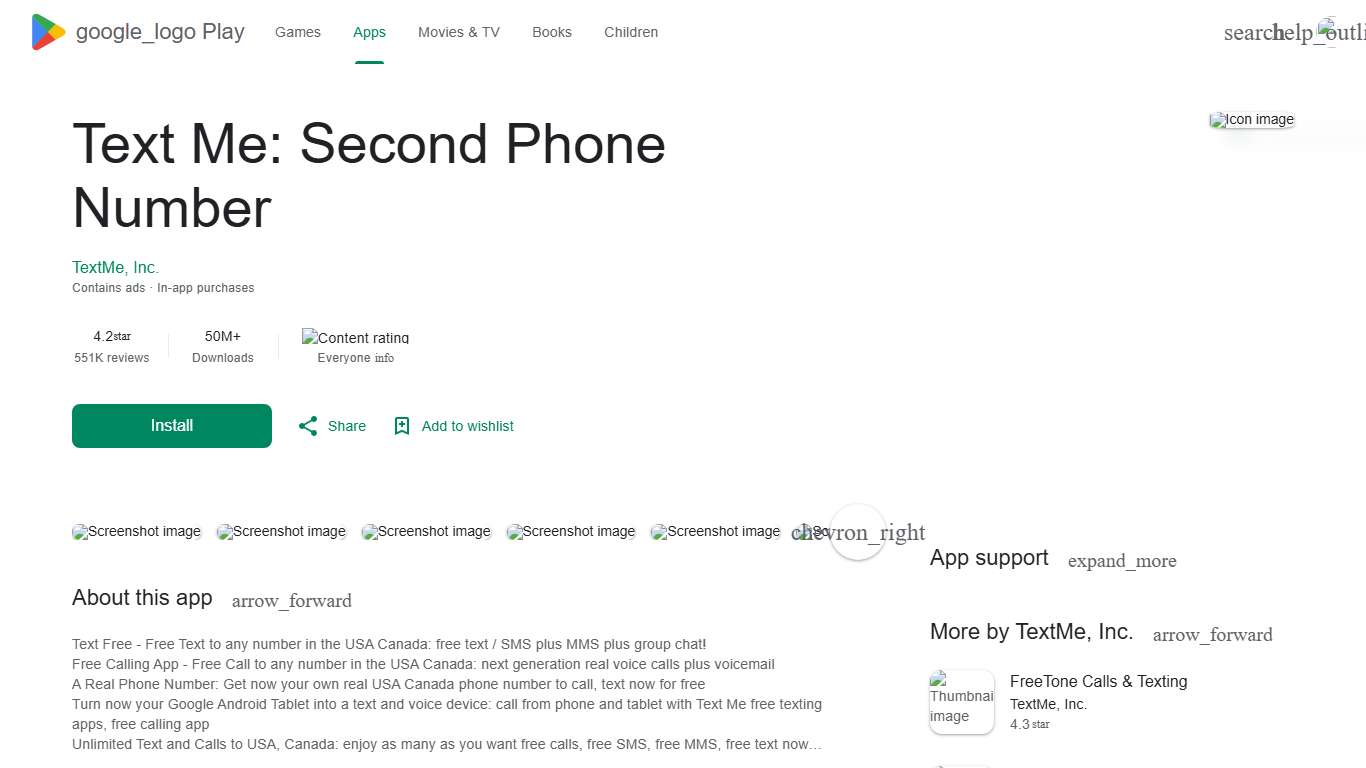 Text Me: Second Phone Number - Apps on Google Play