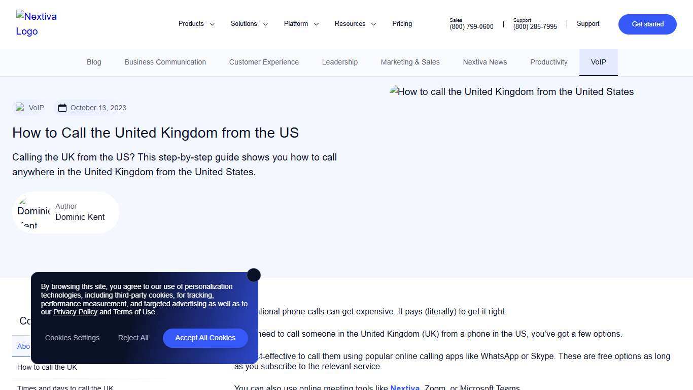 How to Call the United Kingdom from the US [+ Area Codes]